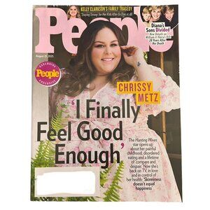 People Magazine August 25 2025 Chrisy Metz Princess Diana Sons Divided